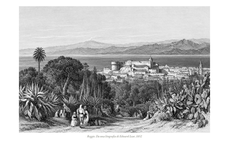 Reggio, from an 1852 lithograph by Edward Lear