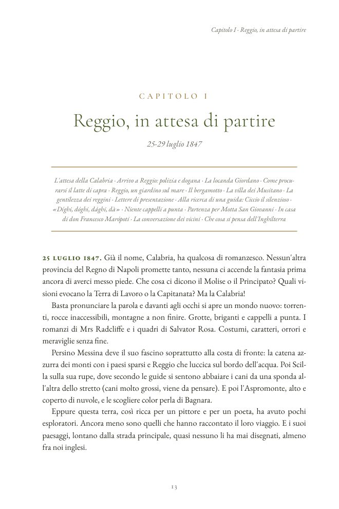 The first page of the first chapter